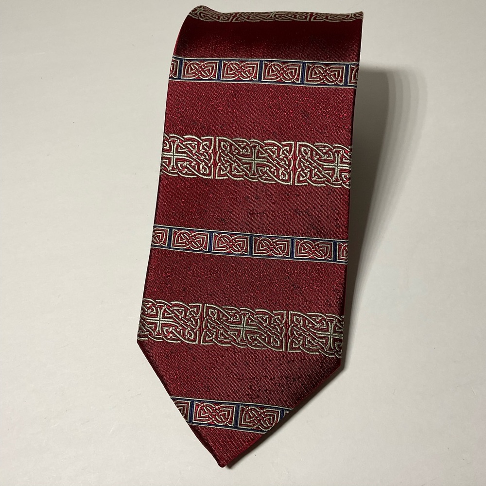 Patrick Francis Celtic design pure silk tie classic